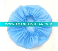 plain color polyester shower cap