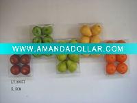 Artificial fruit in PVC box