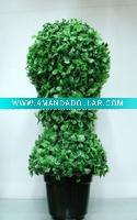 Wholesale artificial topiary tree, plastic tree, plastic potted tree, plastic plant