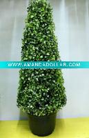 Wholesale artificial topiary tree, plastic tree, plastic potted tree, plastic plant