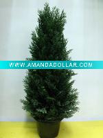 Wholesale artificial topiary tree, plastic tree, plastic potted tree, plastic plant
