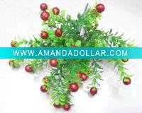 red artificial single plant fruit