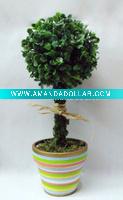 aritificial topiary, plastic grass ball,artificial potted grass ball