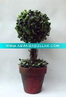 aritificial topiary, plastic grass ball,artificial potted grass ball