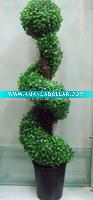 artificial topiary tree, plastic tree, artificial plant, plastic plant