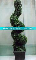 Wholesale artificial topiary tree, plastic tree, artificial plant, plastic plant