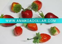 Wholesale Artificial fruit strawberry for home and wedding decoration