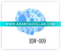 printed plastic shower hat