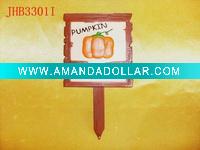 Vegetable garden sign board