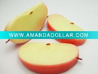 Supply PVC emulational fruit keychain