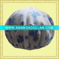 cheap monolayer satin shower cap