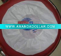 Wholesale white pvc fashion shower cap beautiful shower cap single layer shower cap