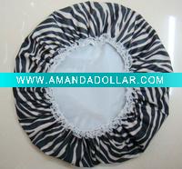 Wholesale fashion shower cap beautiful shower cap double shower cap
