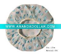 lady transparent shower cap