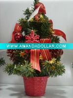 Wholesale 30cm Artificial fruit decorations Mini Christmas Tree