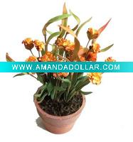 Wholesale 11'' pot plant eva artificial flowers
