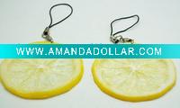 Supply PVC emulational fruit keychain