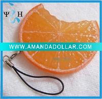 Wholesale promotional artificial fruit handmade pendant