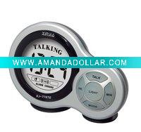 Round Talking Clock