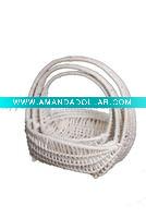 3pcs Wicker Gift Basket