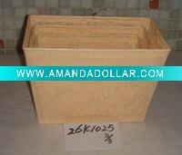 rectangular paper gift basket sets 26K1025