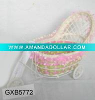 Wholesale bamboo rattan baby gift basket