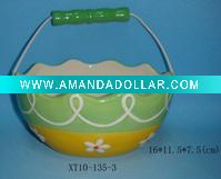 Ceramic gift basket