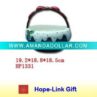gift basket(storage basket,ceramic fruit basket)