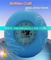 glass clock