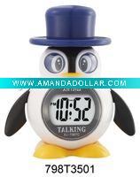 Penguin kid clock