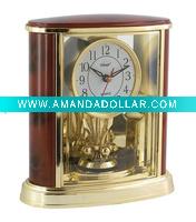Desktop Clock with rotation flower