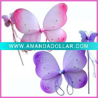 Fairy Pixie Wings &Wand Set (2pcs)