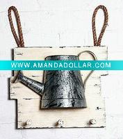 half watering can with hanging hook