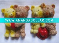 Wholesale Lovely New Design Bear Resin Fridge Magnet