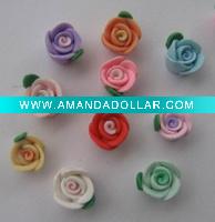 polymerclay flower,clay flower accessory
