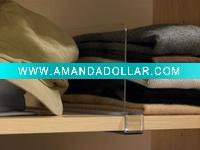 Transparent Acrylic shelf divider,Acrylic divider