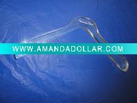 acrylic coat hanger