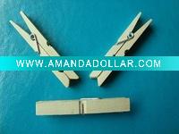 84mm Wooden clothes pins
