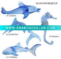 Wholesale acrylic fridge magnets in ocean animal shape