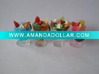 Wholesale glass shape fridge sticker