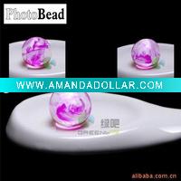 Wholesale Fragreen rainbow photo beads
