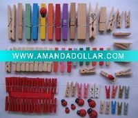 Wholesale Craft mini wooden peg clip pin for gift decoration