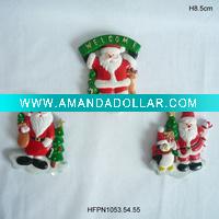 Wholesale Poly Santa Claus Fridge Magnets with Music
