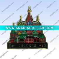 Zinc alloy Russian fridge magnet