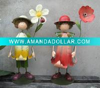 Metal doll decoration craft