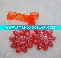 2011 fashion plastic magnetic curtain tieback