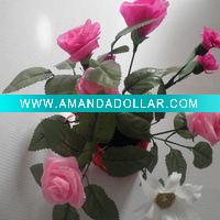 Wholesale beautiful artificial paper roses for home decoration