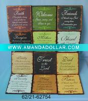 Wholesale 10"x10" wooden plaque