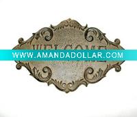 Wholesale Cast Iron Welcome Plaque