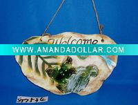 Wholesale closeout garden plaque made of cement